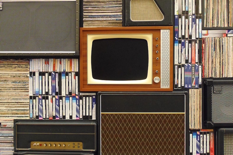 vecchie tv videocassette
