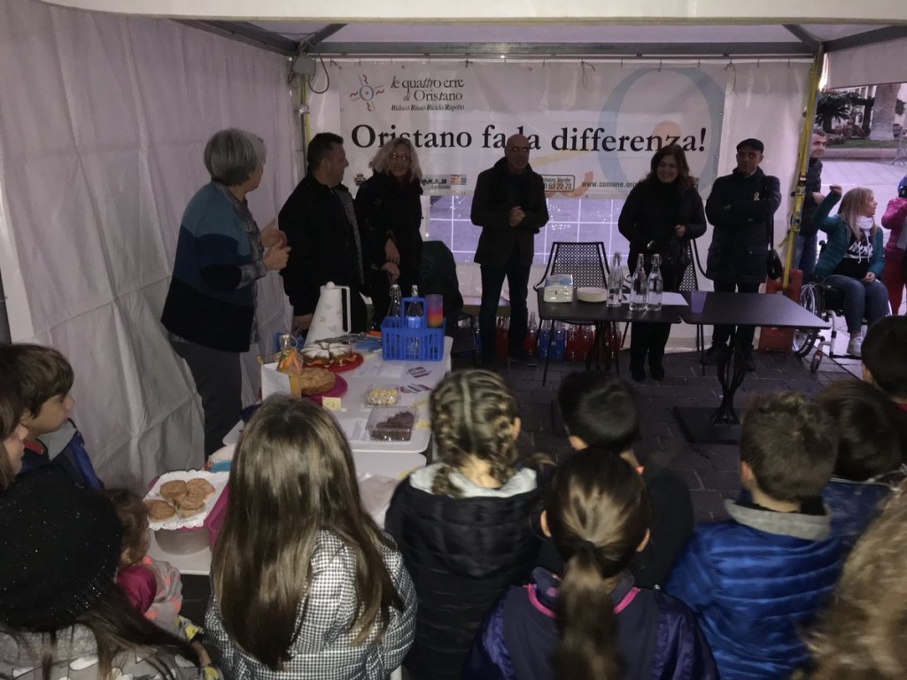 Una merenda buona, pulita e giusta! della Scuola primaria di Oristano (fonte: twitter.com/ComuneOristano)