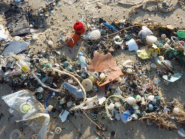 plastica rifiuti spiaggia