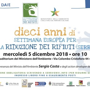 Un evento speciale al Ministero dell’Ambiente per i dieci anni di Settimana Europea per la Riduzione dei Rifiuti